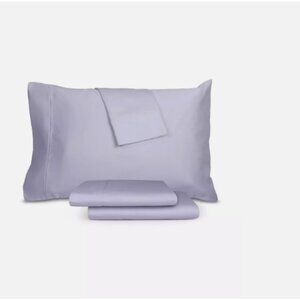 AQ Textiles RestWell 4 pc Sheet Set, Grey, Queen